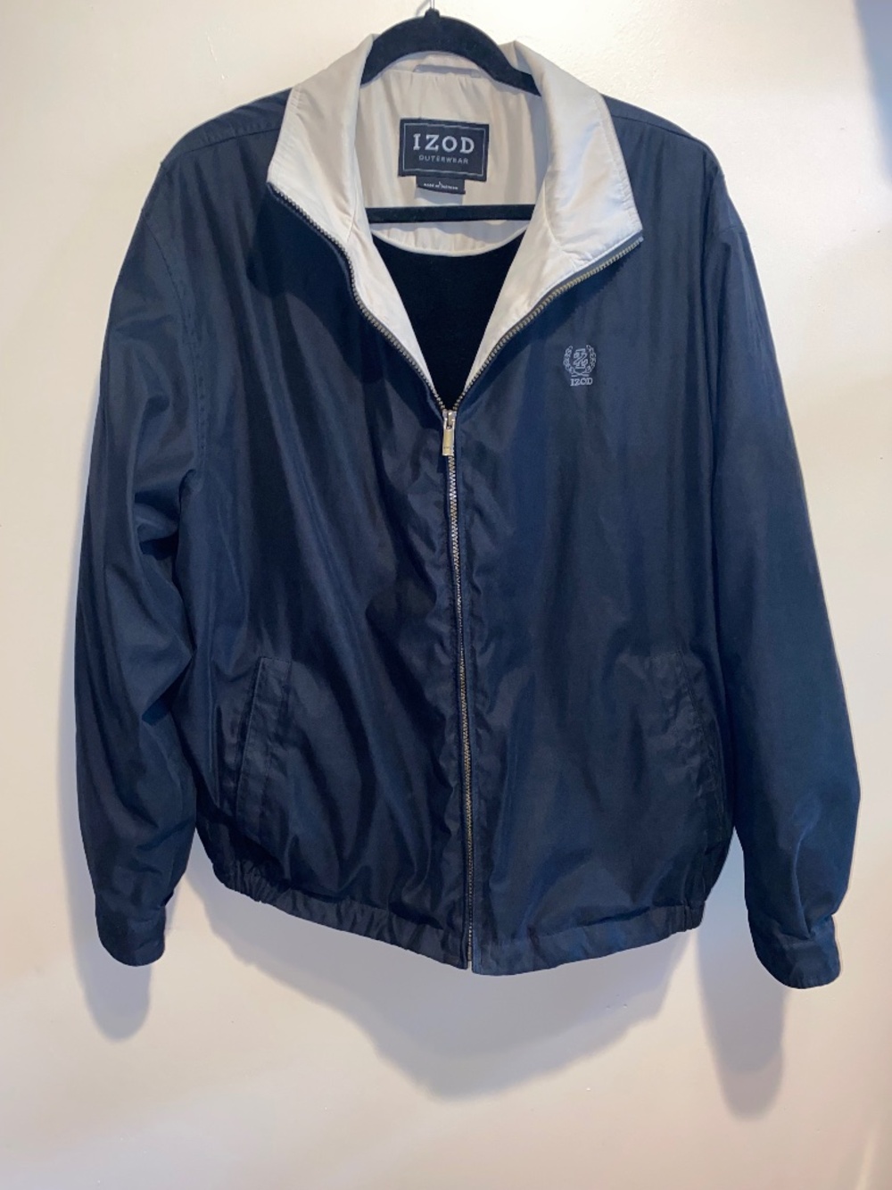 IZOD MENS JACKET size L black